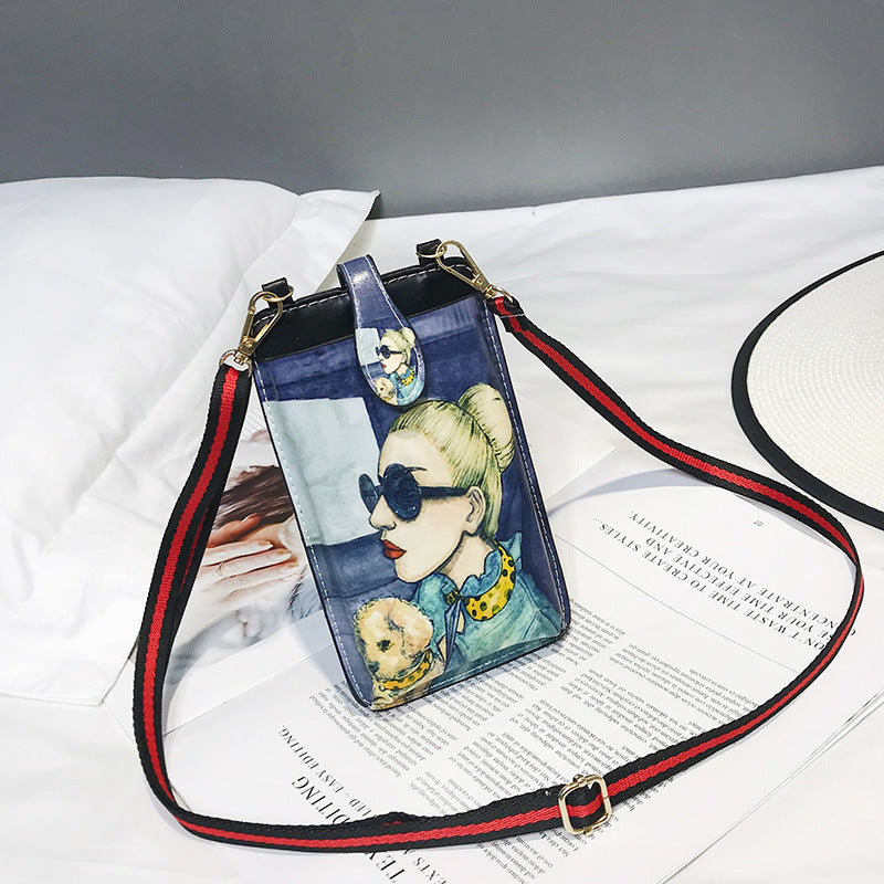 Elegant Printed Mobile Carryall for Women