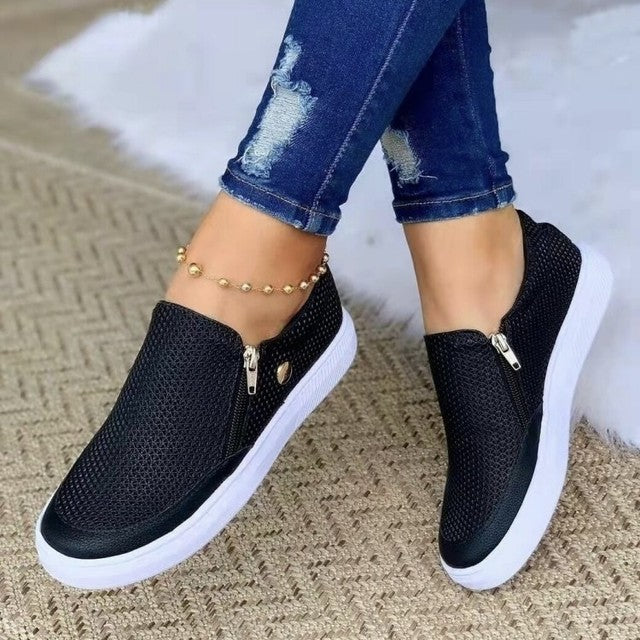 Chic White Women's Sneakers