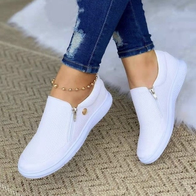 Chic White Women's Sneakers