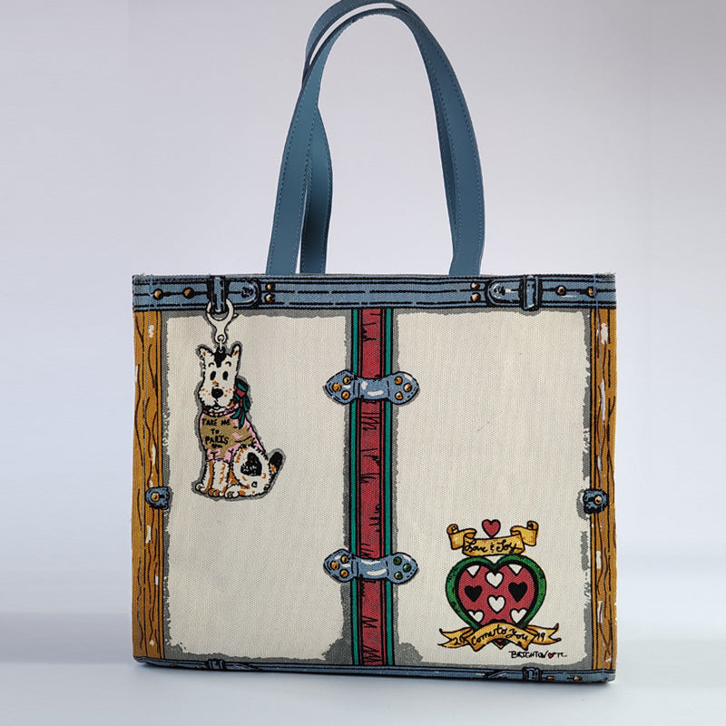 Elegant Women's Full-Color Canvas Tote