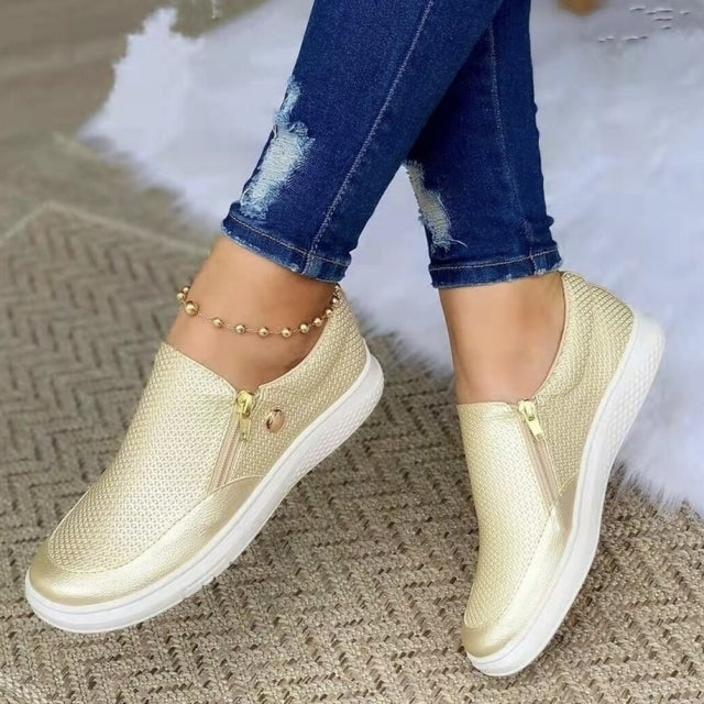 Chic White Women's Sneakers